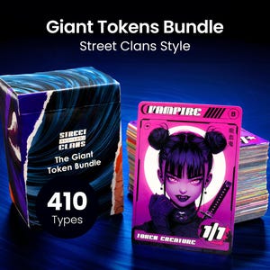 Paquete de fichas EDH de Clanes Gigantes: 410 tipos de fichas - La aventura de Alfie