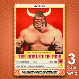 3x Goblin Token 1/1 per MTG - Multiverse Wrestling Federation - MW12