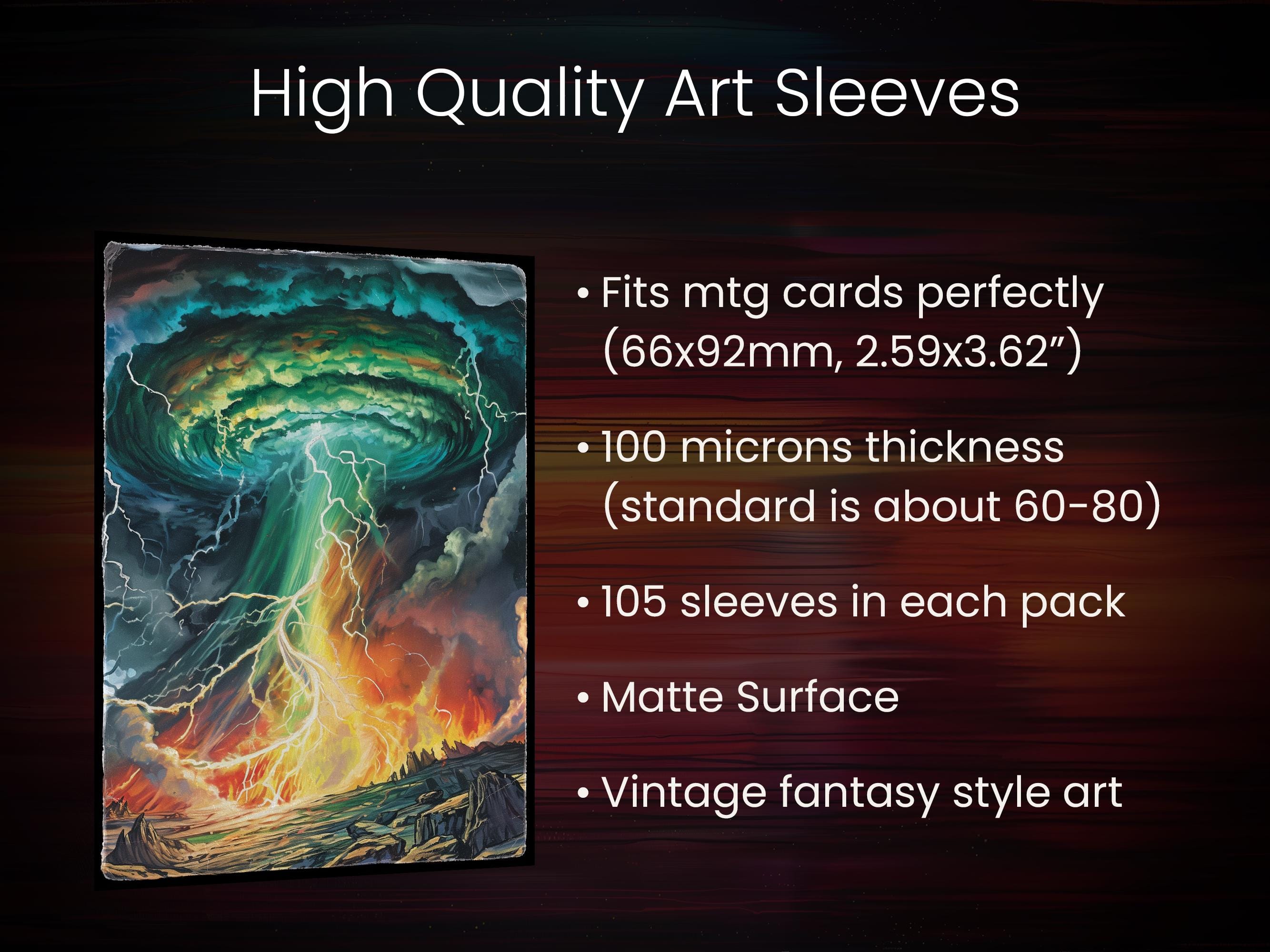 Old School Monarch Sleeves for Mtg - Compatible With Mtg - Set of 105  Sleeves - Alfie's Adventure Style - Etsy Israel