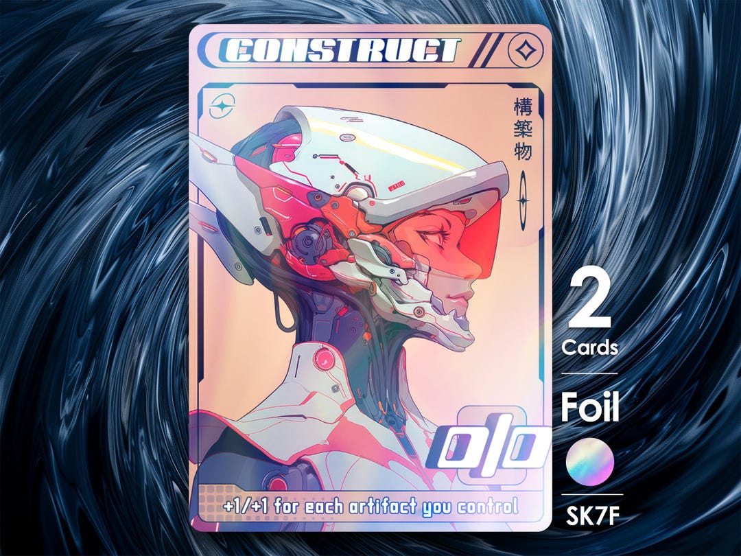 2x Tokens 2x Construct Foil Tokens for MTG - Street Clans by Alfie SK7F - Etsy