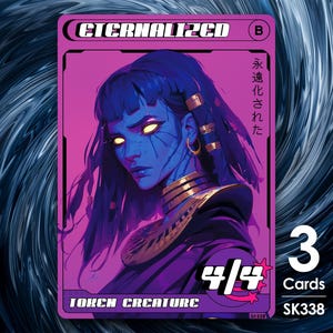 3 fichas eternalizadas para mtg - Street Clans de Alfie SK338