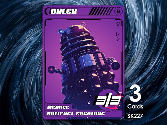 3x Dalek Token for Mtg - Street Clans by Alfie SK227 - Etsy
