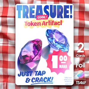 2x Fichas de Tesouro Foil para - Supermercado Thraben por Alfie TS46F