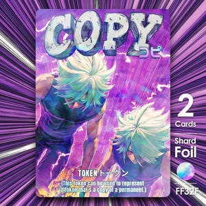 2x Copy Shard Foil token for mtg - FF'07 Shonen Style - FF32F