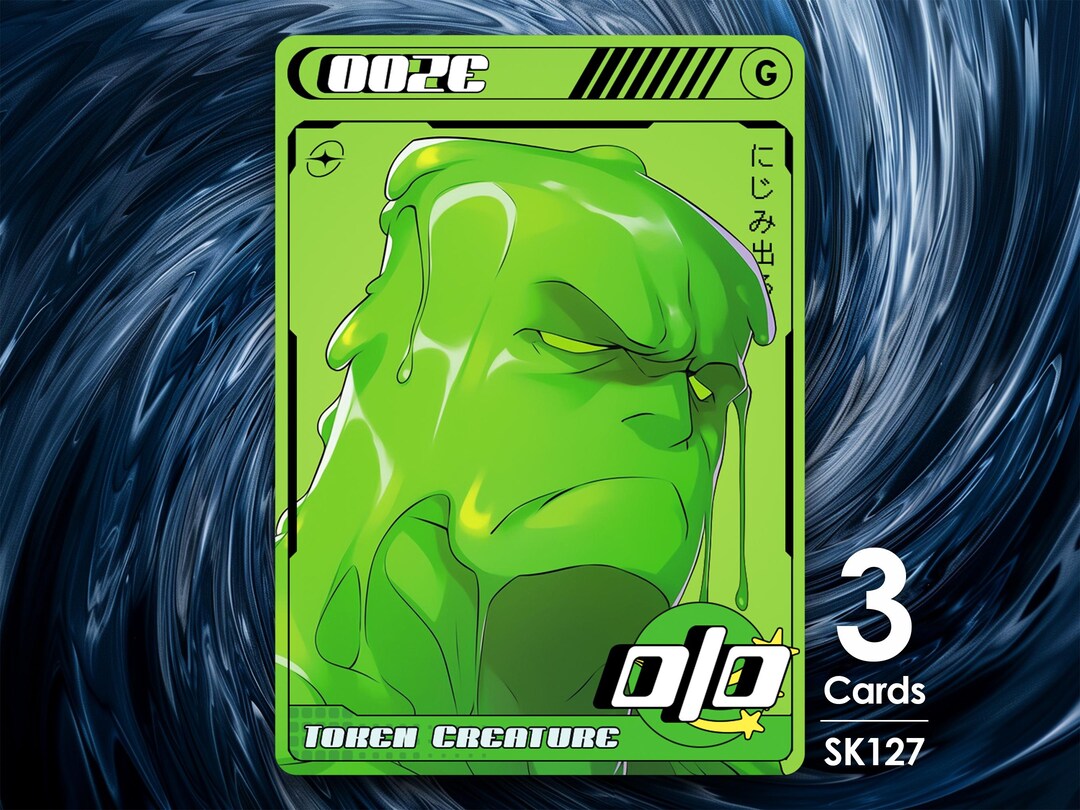 3x Ooze 0/0 Token for MTG - Street Clans by Alfie SK127 - Etsy