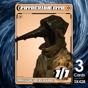 3 fichas de Myr Pirexianos para MTG - Street Clans de Alfie - SK428