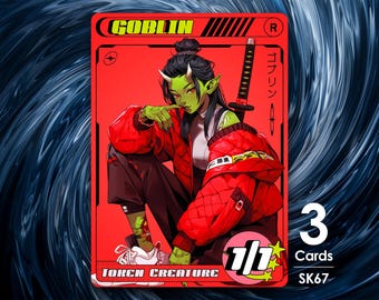 3x Goblin Token for MTG - Street Clans by Alfie SK67