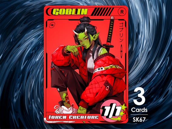 3x Goblin Token for MTG - Street Clans by Alfie SK67 - Etsy