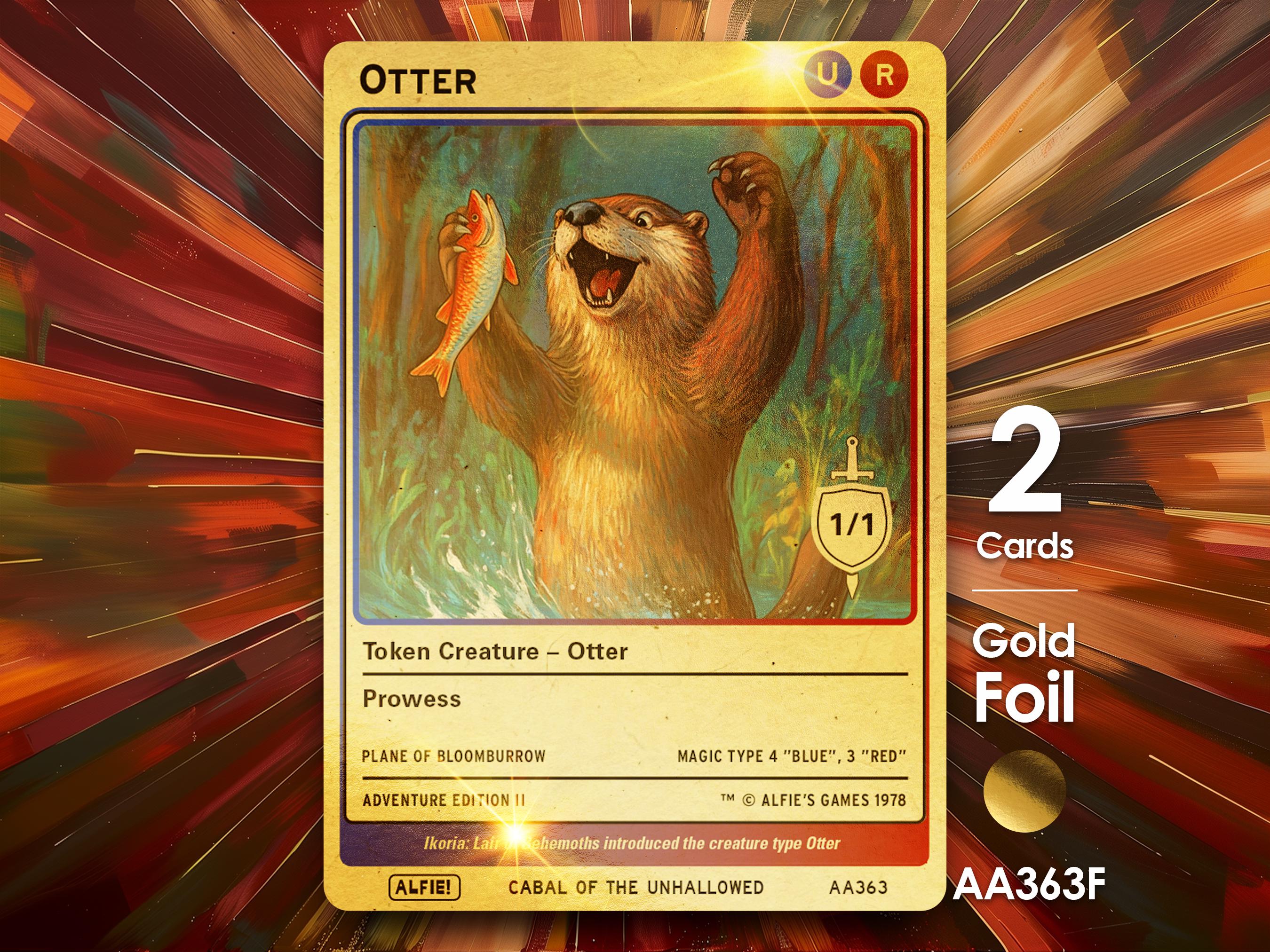 Mtg Otter Commander Deck - Etsy
