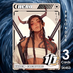 3x Heldin Weiß VORBESTELLUNG für MTG - Street Clans von Alfie SK453