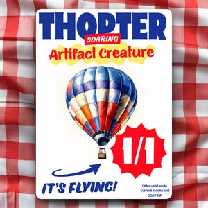 3x Thopter-token voor magie - Thraben Supermarket van Alfie TS24
