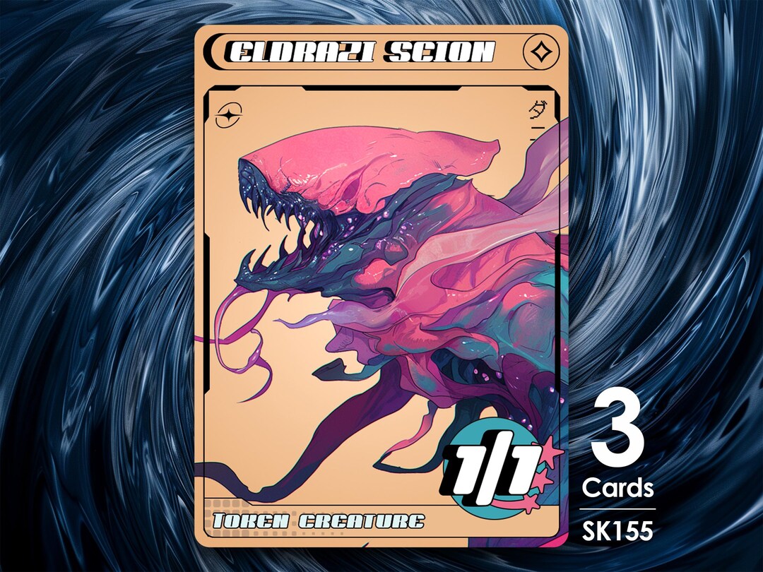 3x Eldrazi Scion Token for MTG - Street Clans by Alfie SK155 - Etsy