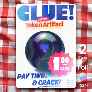 2x Hinweisfolie für MTG - Thraben Supermarkt von Alfie - TS34F