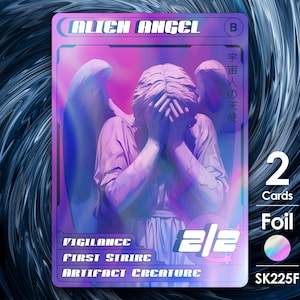 2x Alien Angel folie-polletter för mtg - Street Clans av Alfie - SK225F