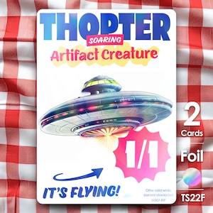 2x Thopter-tokenfolie voor Magic - Thraben Supermarket - TS22F