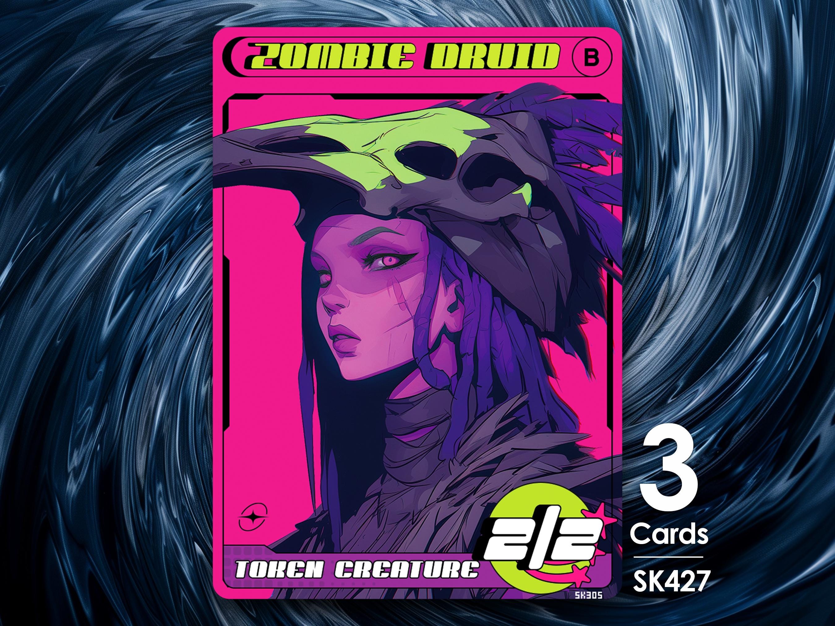 MTG用ゾンビドルイドトークン3枚 - Street Clans by Alfie - SK427