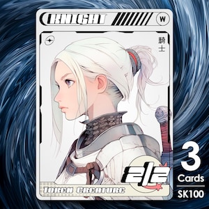 3x segnalini Cavaliere per MTG - Street Clans di Alfie SK100