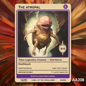 Atropal MTG Token - L'avventura di Alfie di Alfie - AA208