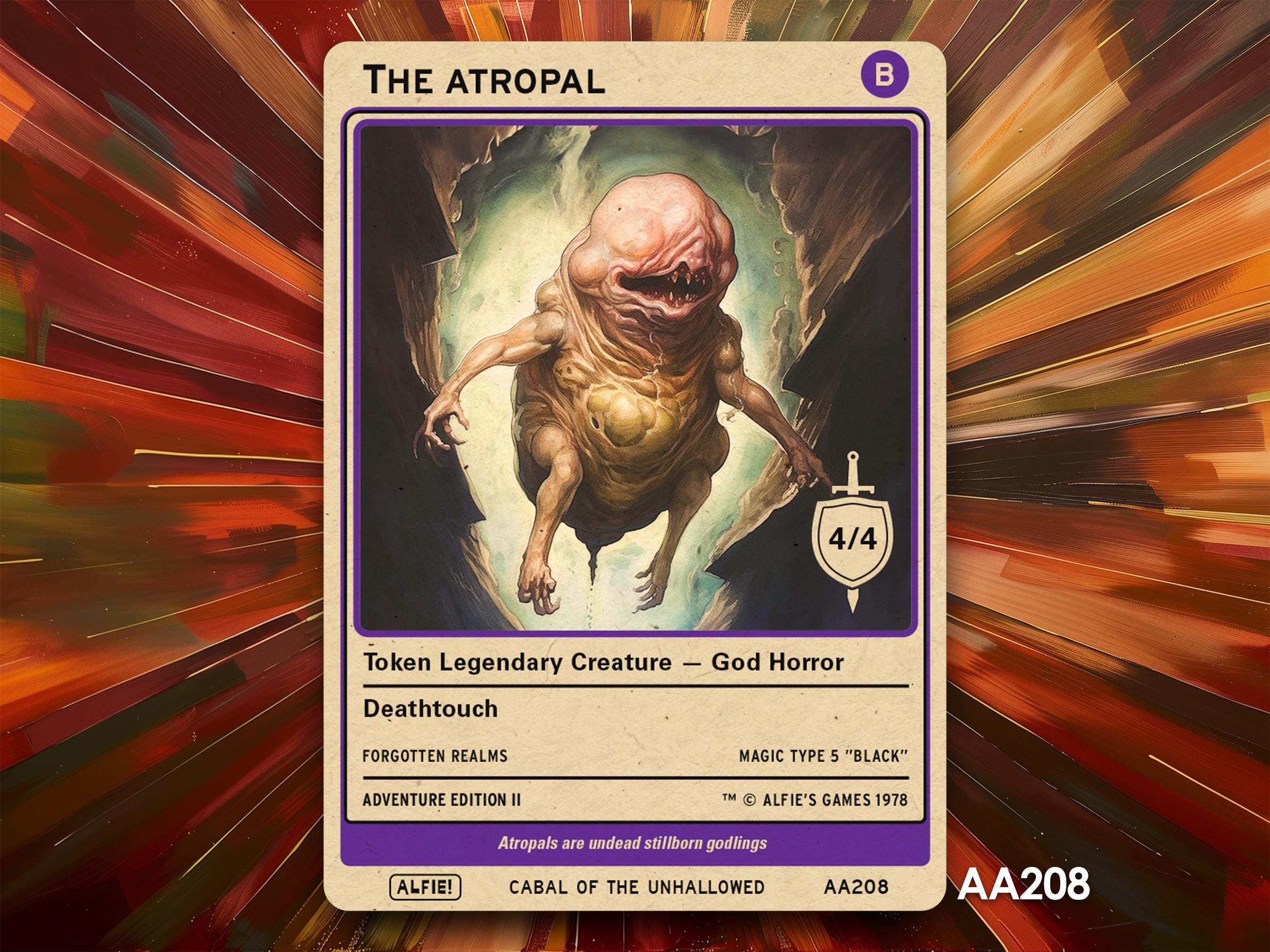 Atropal MTG Token - Alfie's Adventure by Alfie - AA208