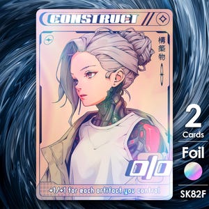 2x folietoken voor MTG - Street Clans by Alfie SK82F
