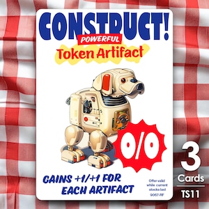 3x Konstruktionstoken för MTG - Thraben Supermarket av Alfie TS11