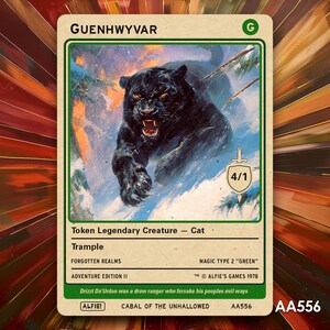 mtg drizzt card Magic The Gathering - Adventures in the Forgotten Realms if it had power greater than Drizzts power Mtg Drizzt - Etsy