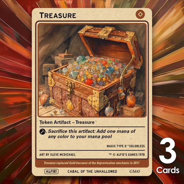 Treasure MTG Token - Alfie's Adventure - AA28