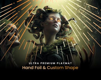 Sermon of the Great Distortion Foil Playmat - No AI Human Made