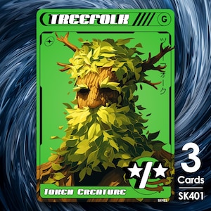 3x Treefolk per MTG - Street Clans di Alfie SK401