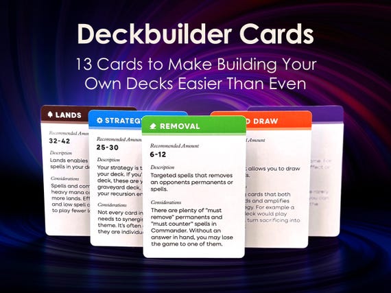 Deckbuilding Cards for MTG - Perfect Gift! - Etsy Deckbuilding Cards for MTG - Perfect Gift! - Etsy
