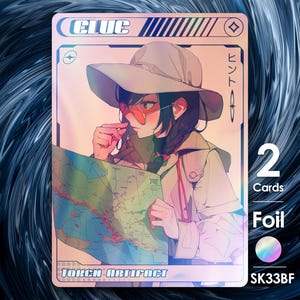 2x Hinweis Token für MTG - Street Clans von Alfie - SK33F