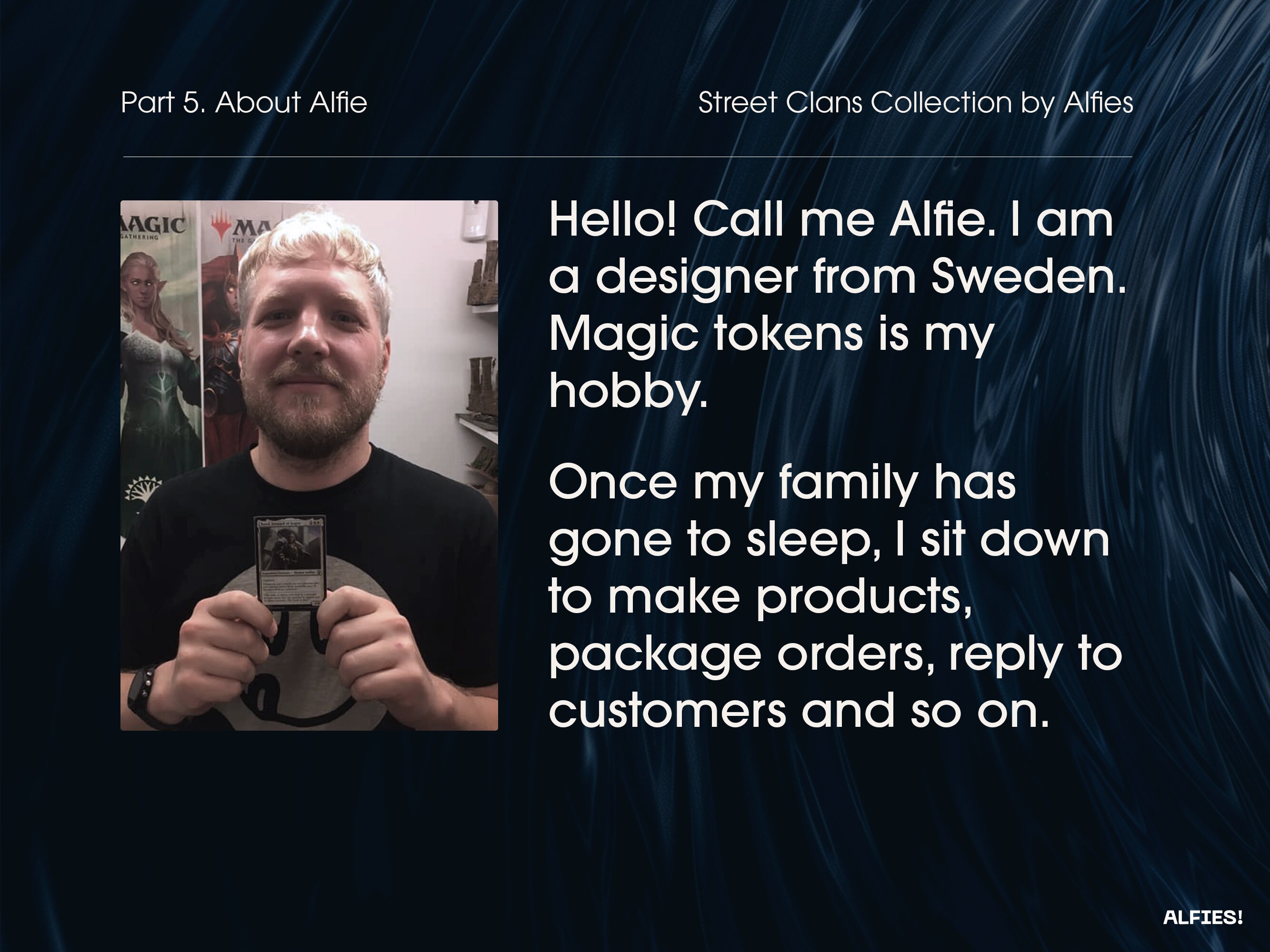 Ninja Token X3 for MTG - Street Clans by Alfie SK30 - Etsy