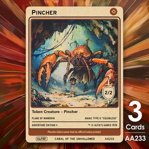 3x Pincher MTG-token - Alfie's Adventure van Alfie AA233