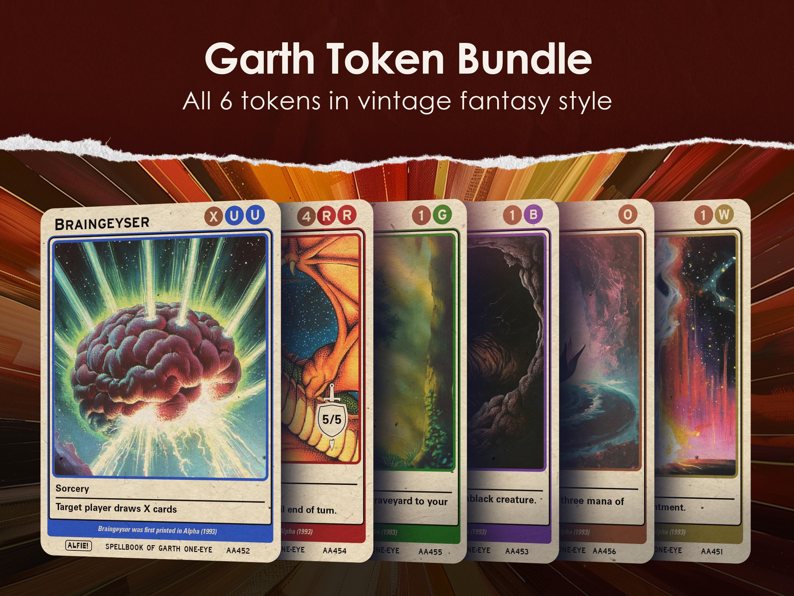 Garth One-eye Tokens Bundle for MTG - Alfie's Adventure by Alfie