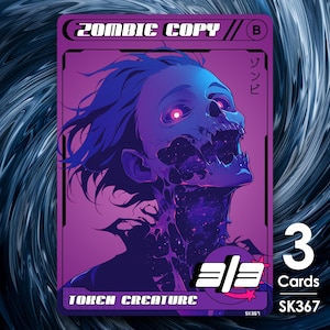 3x Zombie-exemplaar voor MTG - Street Clans van Alfie SK367