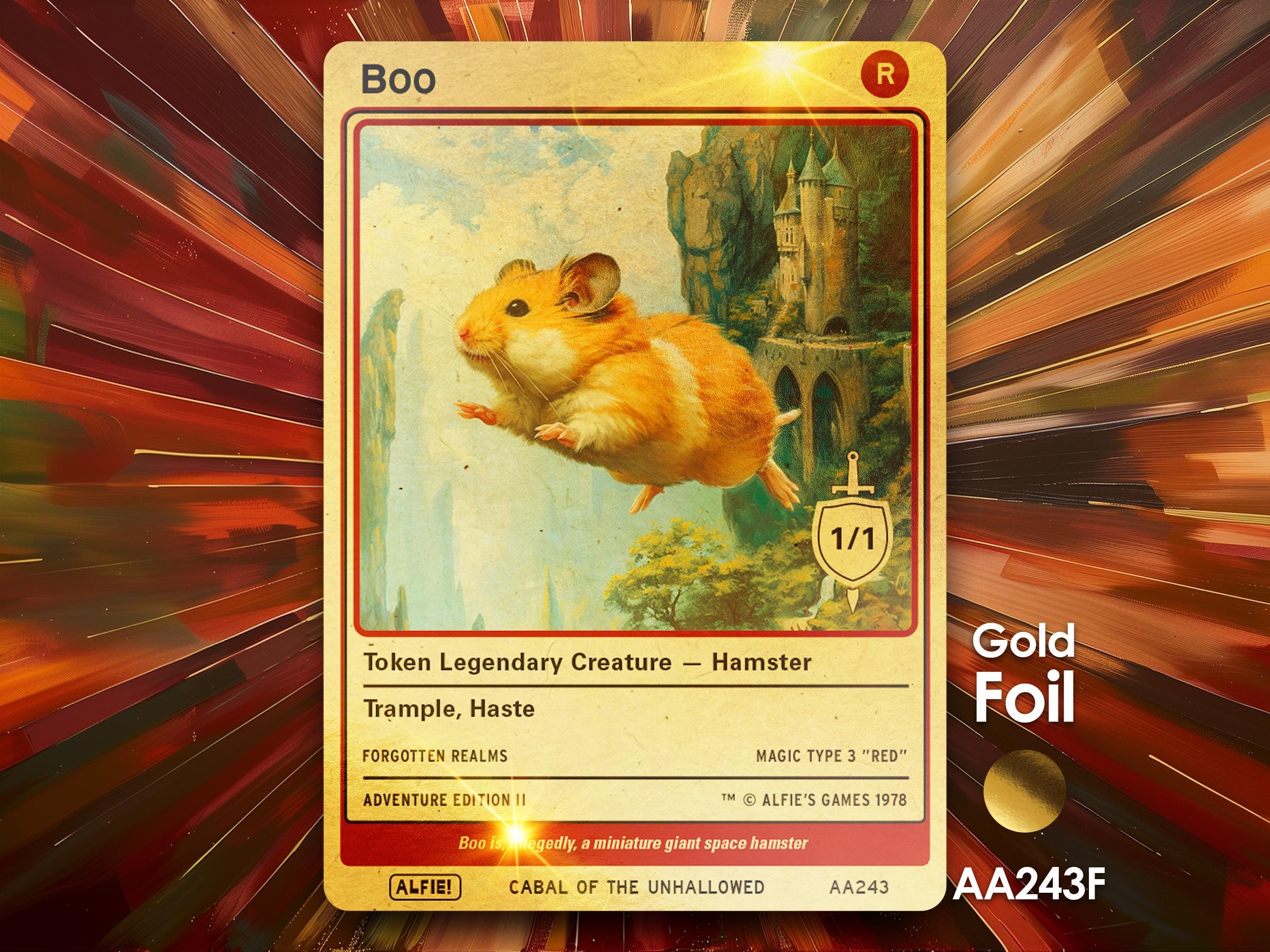 boo mtg card MTG Commander Deck EDH Deck Minsc & Boo, Timeless heroes 100 Magic Cards  Custom Deck Gruul Planeswalker main image 1