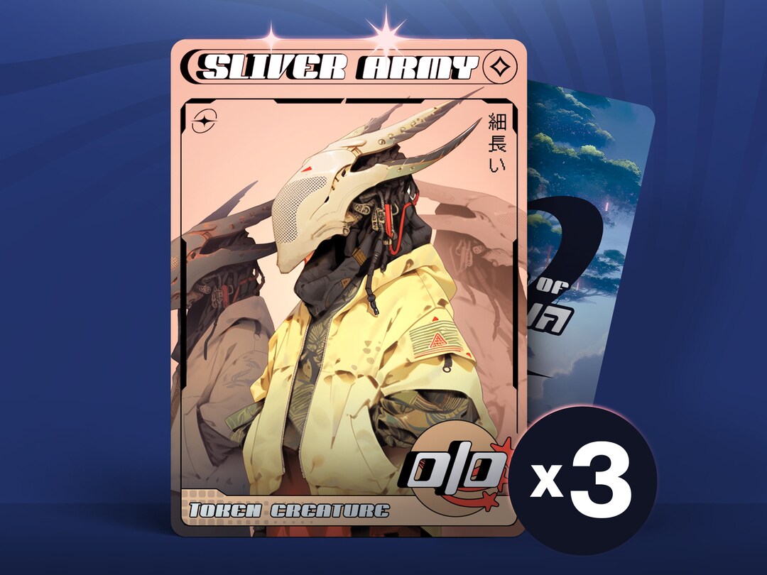 Sliver Army // Sliver Double-Sided Token [Commander Masters Tokens] main image 1