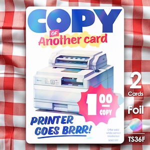 2 fichas de copia foil para MTG - Supermercado Thraben de Alfie TS36F