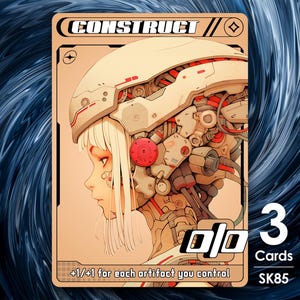 3x Construct-token voor MTG - Street Clans van Alfie SK85