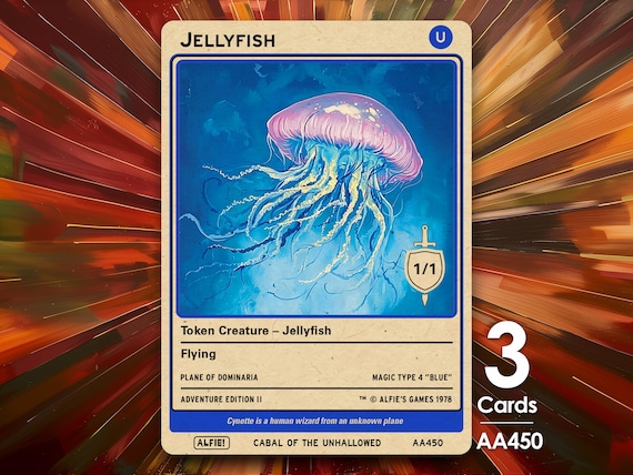 jellyfish cards mtg Illvoi Galeblade | Edge of Eternities Jellyfish token Magic mtg |