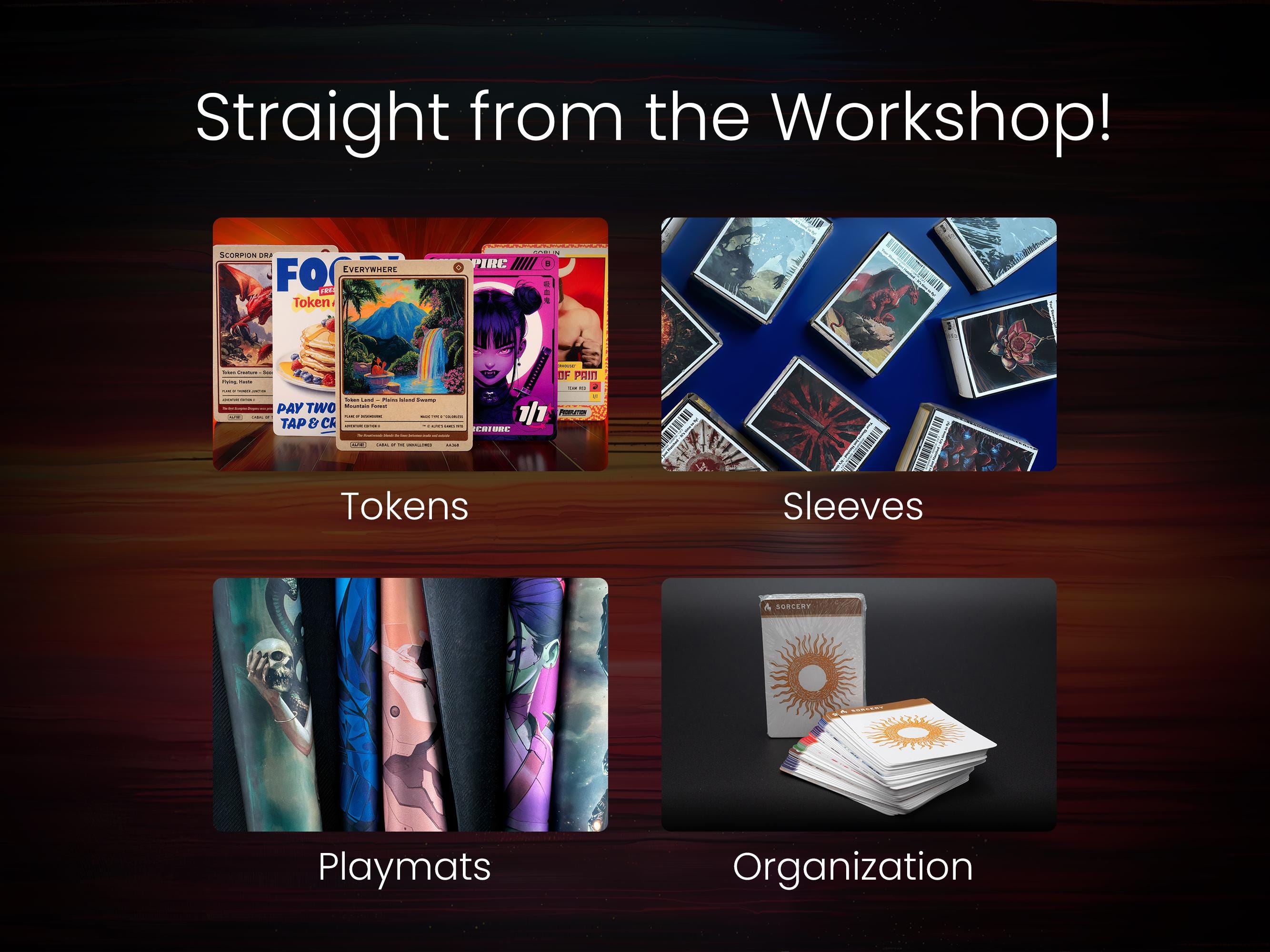 3x Plant Warrior 4/2 MTG Tokens - Alfie's Adventure by Alfie AA318