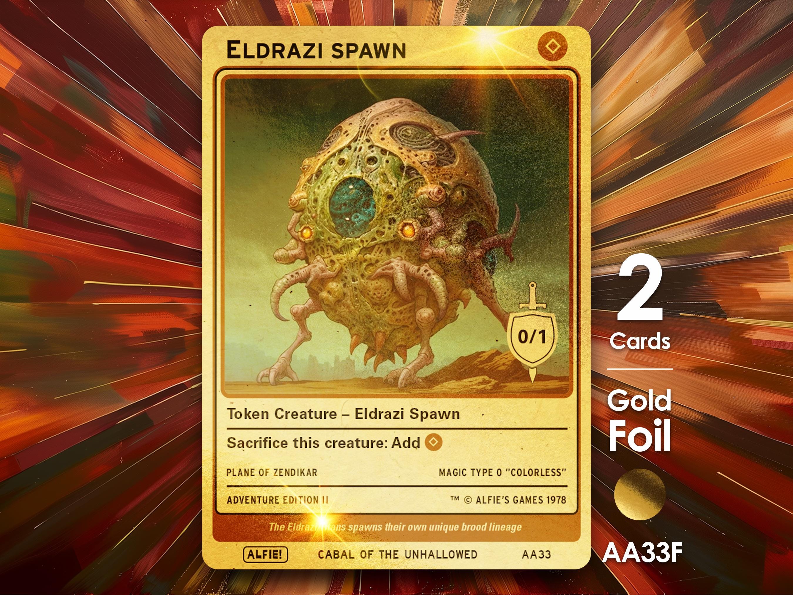 Mtg Card Sleeves Eldrazi - Etsy