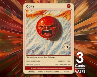 baloon card mtg Magic the Gathering Unhinged Water Gun Balloon Game Unplayed – redrum comics As long as this Vehicle has three or more fire counters on it MTGNexus - The Jolly Balloon