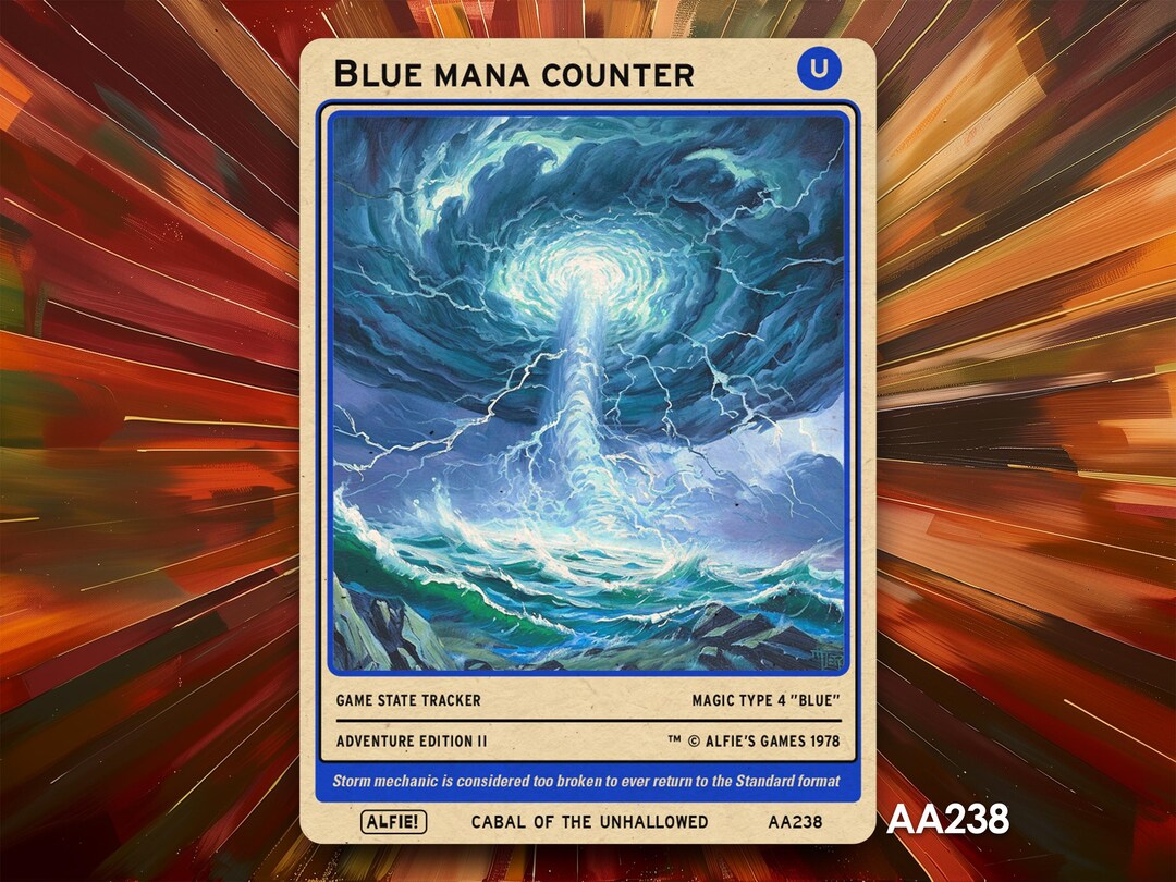 MTG マジック：ザ・ギャザリング 青マナ ブルー マナ トークンセット Magic: The Gathering Mana Token Sets — Beadle & Grimm's