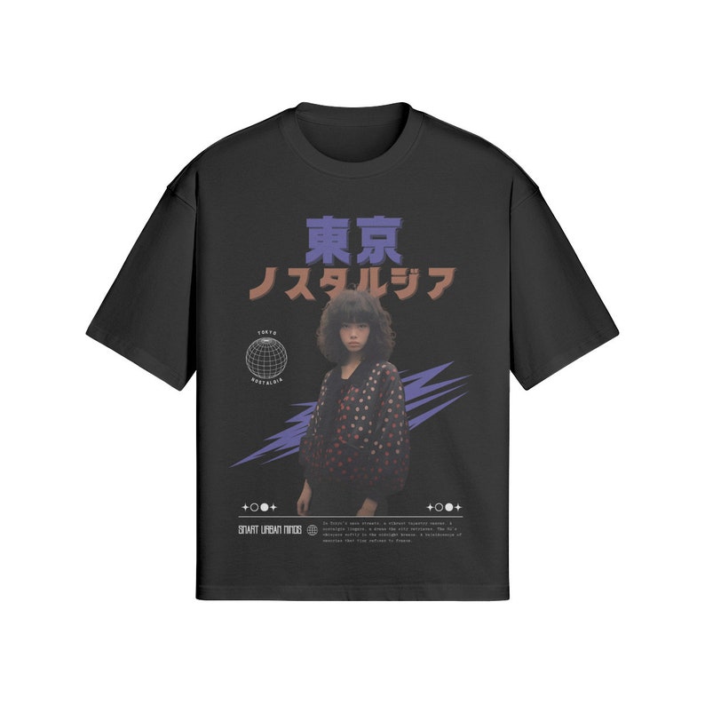 Oversized streetwear tshirt, japanese oversized tshirt, Y2K tshirt, Y2K shirt, vintage oversize tshirt, vintage streetwear shirt Black