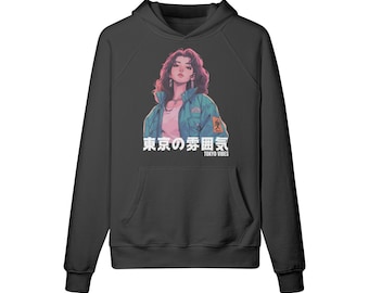 Streetwear Anime Hoodie, 90's Retro Anime, Vintage Manga Hoodie, Vaporwave Y2K Sweatshirt,