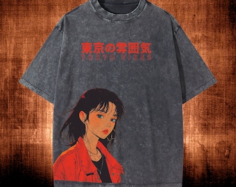 Vintage Anime Oversized T-Shirt | Classic 90's Manga Graphic Tee | Comfortable Retro Harajuku Fashion | Bold Unisex Urban Wear