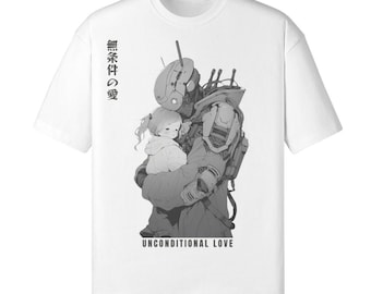 Oversized anime t-shirt, Japanese streetwear shirt, Harajuku shirt, vintage japan tee