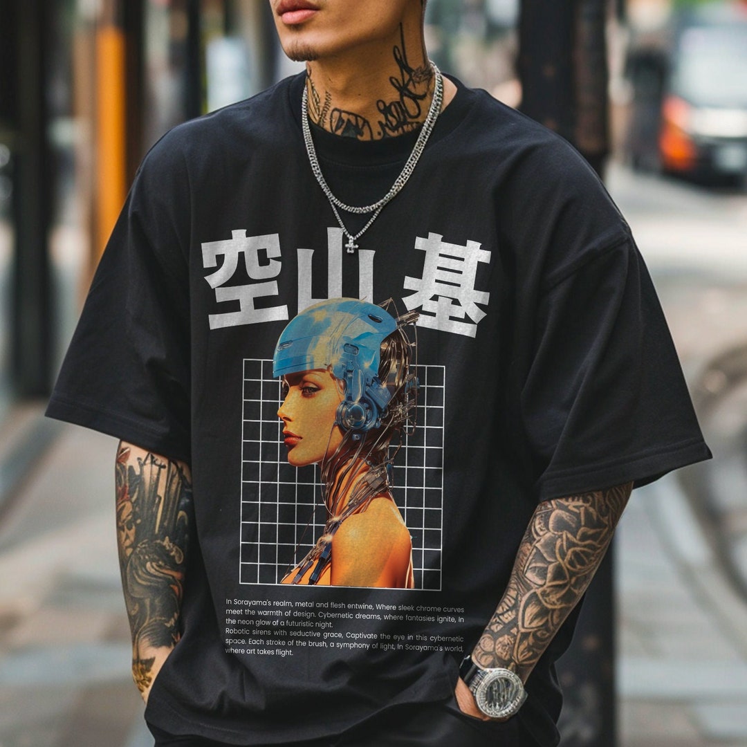 Street Aura Oversized Sweatshirt - Tokyo