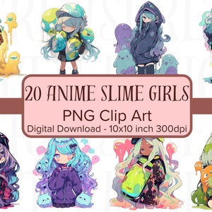 Anime Slime Girl - Nana Art Board Print for Sale by DreamOfBunnies